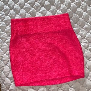 BCBG pink mini skirt